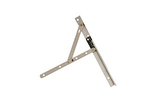 Right Hand (Adjustable) Casement Hinge Assembled 10" 