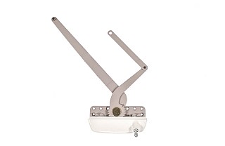 Left Hand Maxim Dual Arm Casement Operator (White)