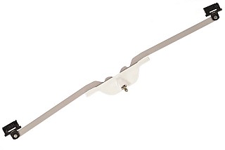 Front Mounted Awning Pivot Shoe 27.750" (White)