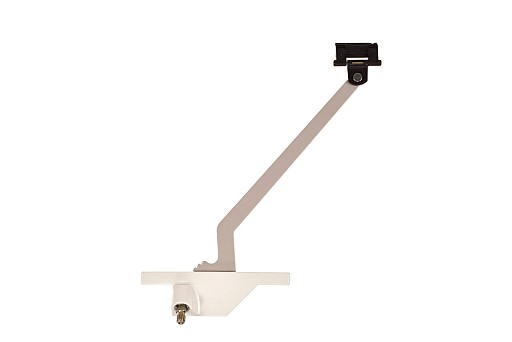 Left Hand Rear Mounted Pivot Shoe 9 1/2" (White)