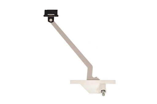 Right Hand Rear Mounted Pivot Shoe 9 1/2" (White)