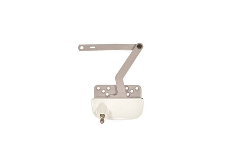 Left Hand Ellipse Dyad Roto Gear Casement Operator (White)