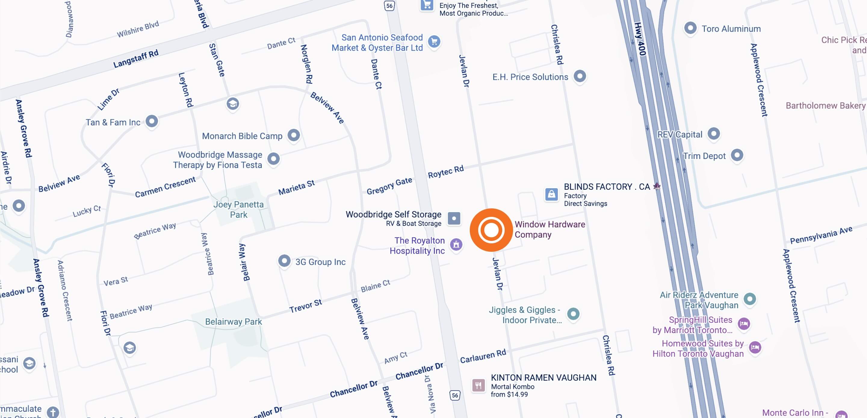 Window Hardware Company - location on the map